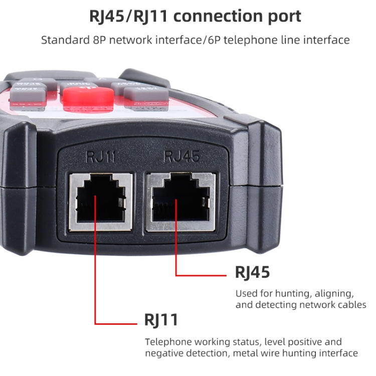 Tester cavi rete BENETECH GT66 RJ11 RJ45
