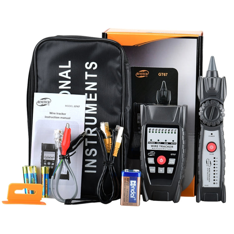 Tester cavi rete BENETECH GT67 RJ11 RJ45 multifunzionale