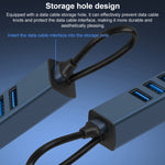 Adattatore HUB USB-C 4 in 1 con RJ45 e USB 3.0
