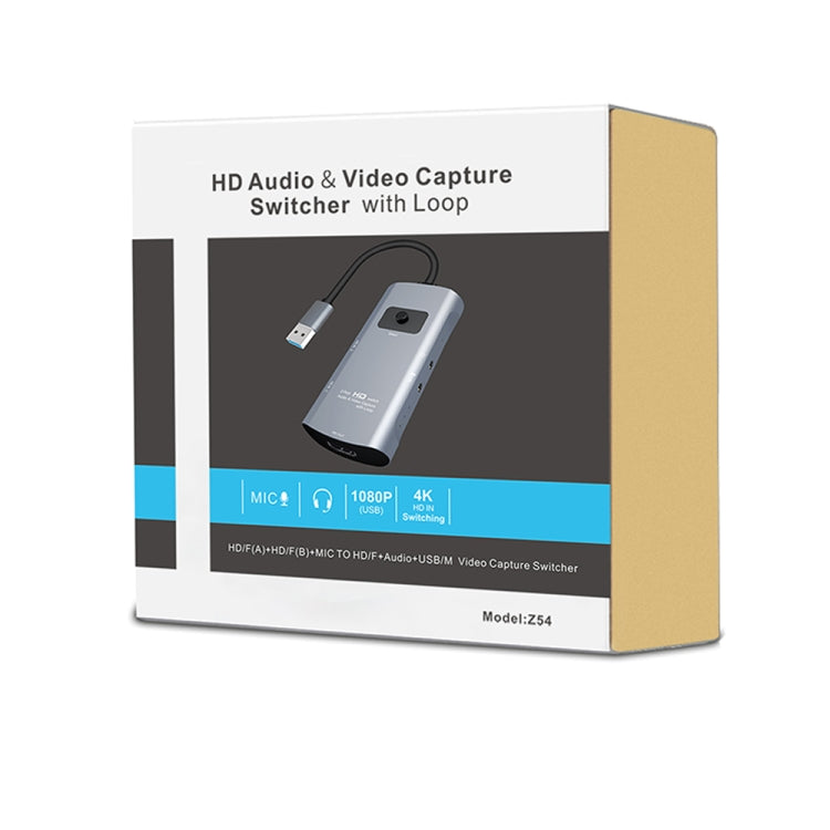 Scheda acquisizione HDMI USB 3.0 Z54 con 2 ingressi e microfono - immagine 3