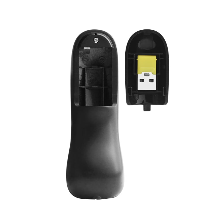 Presentatore wireless 2.4G con giroscopio 6D e puntatore laser
