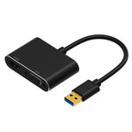 Convertitore video USB 3.0 a VGA e HDMI 2 in 1 Full HD