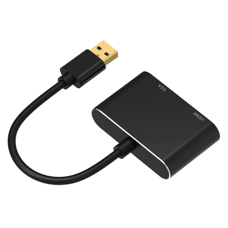 Convertitore video USB 3.0 a VGA e HDMI 2 in 1 Full HD