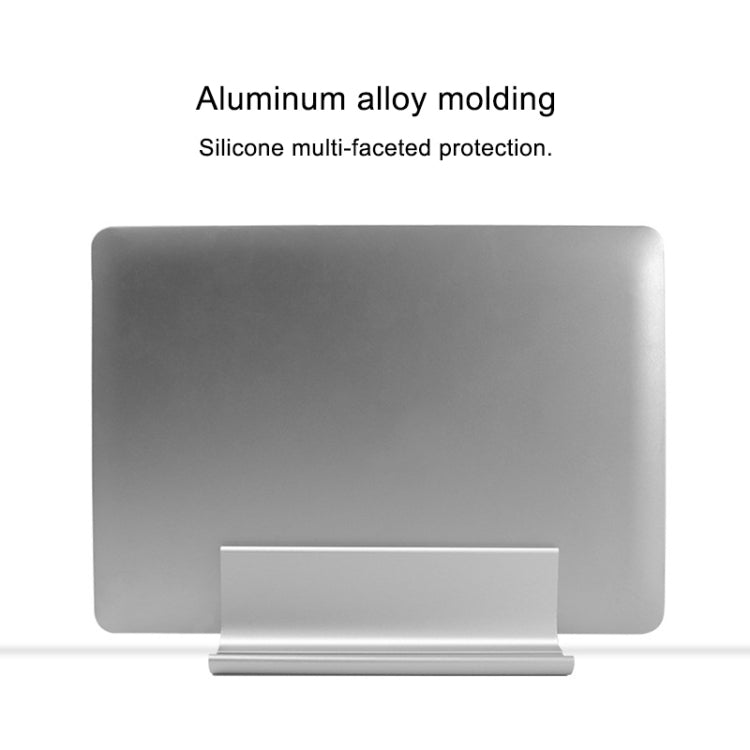 Base universale verticale regolabile per laptop in alluminio