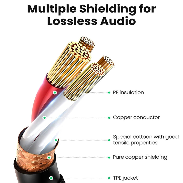Cavo audio microfono XLR 3 pin maschio-femmina 10 metri