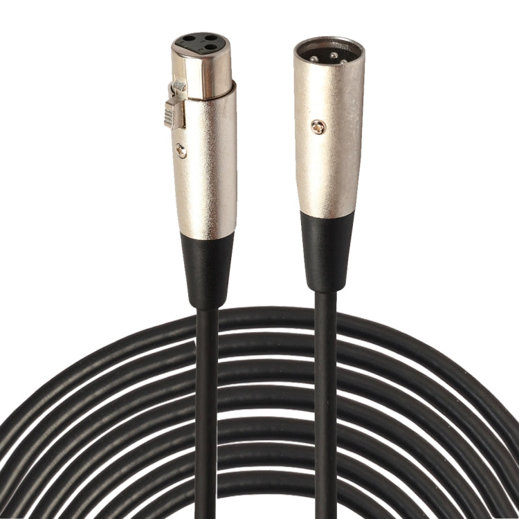 Cavo microfono XLR 3 pin maschio-femmina schermato 15 m