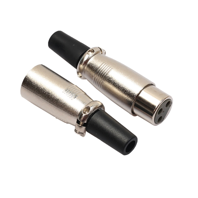 5 paia connettori XLR 3 pin maschio e femmina