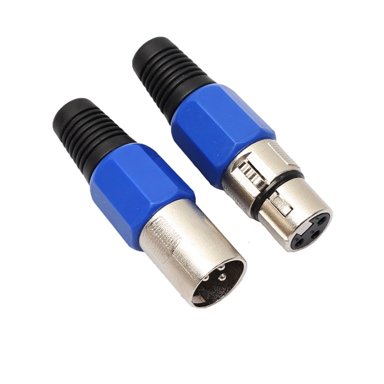 Set 5 paia di connettori audio XLR 3 pin maschio e femmina - immagine 3