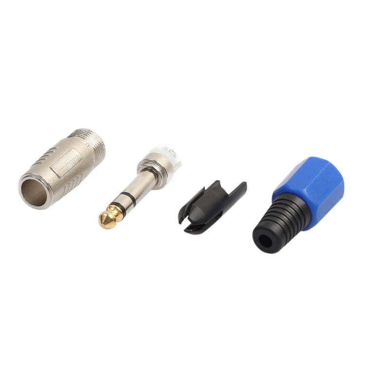 Spina audio stereo 6,35 mm placcata oro, confezione da 2 - immagine 4