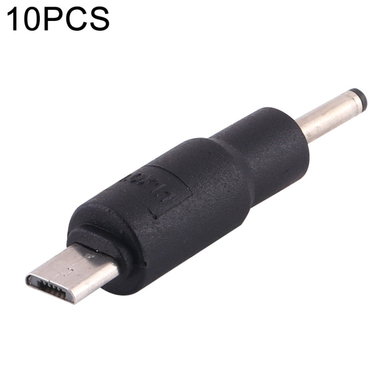 Connettori alimentazione DC 3,0x1,1mm a Micro USB 10 pezzi