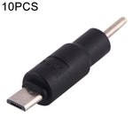 Connettori alimentazione DC 2,5x0,7 mm a Micro USB set 10 pezzi