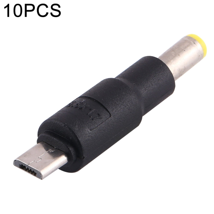 Connettori alimentazione DC 5,5x1,7 mm a Micro USB set 10 pezzi