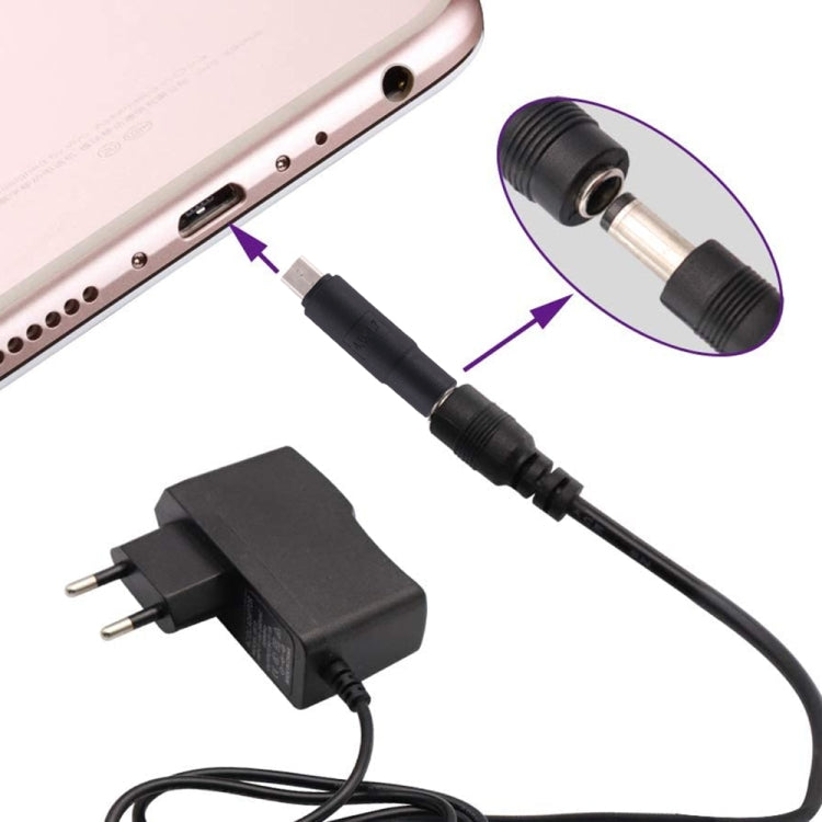Set 10 connettori alimentazione DC 4,0x1,7 mm a Micro USB