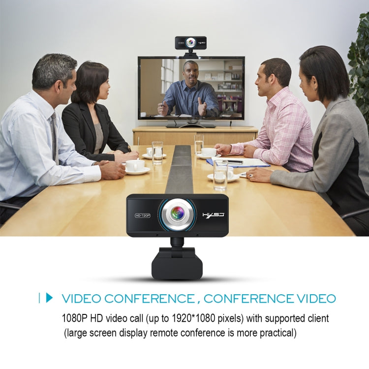 Webcam HD 1080P con messa a fuoco manuale e microfono