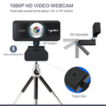 Webcam HD 1080P con messa a fuoco manuale e microfono