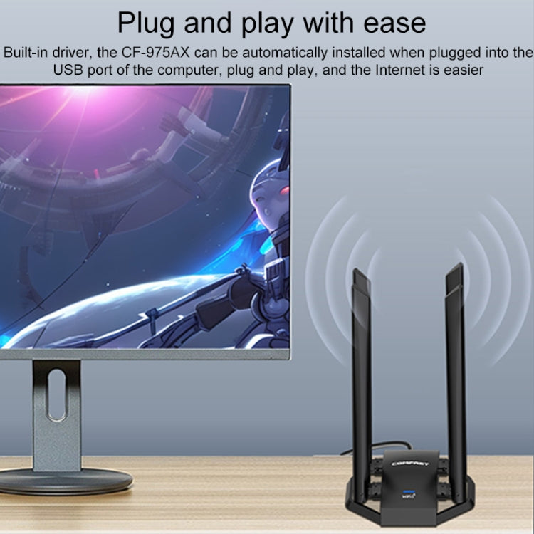 COMFAST CF-975AX Scheda di rete WiFi6 USB 3.0 5400Mbps