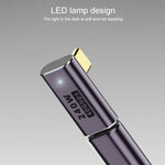 Adattatore USB-C femmina a USB-C femmina 40 Gbps con luce LED