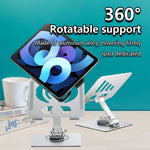 Supporto pieghevole in lega di alluminio per laptop e tablet