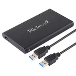 Disco rigido mobile Richwell SATA R2-SATA-2TB 2TB 2,5 pollici USB 3.0 con interfaccia Super Speed, 2TB
