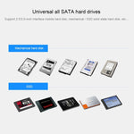 Custodia esterna USB 3.0 per HDD/SSD SATA 2,5/3,5 pollici
