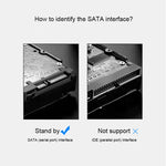 Custodia esterna USB 3.0 per HDD/SSD SATA 2,5/3,5 pollici