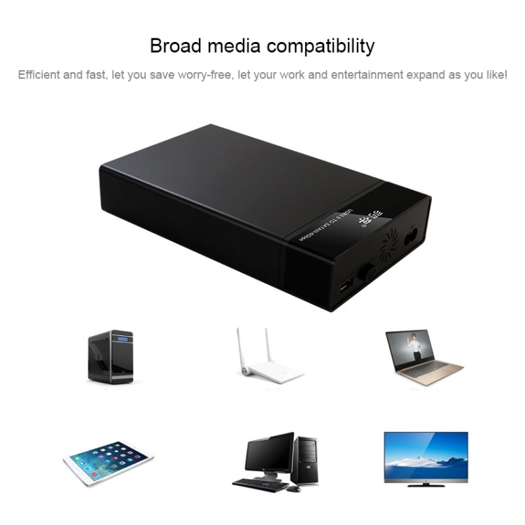 Custodia esterna USB 3.0 per HDD/SSD SATA 2,5/3,5 pollici