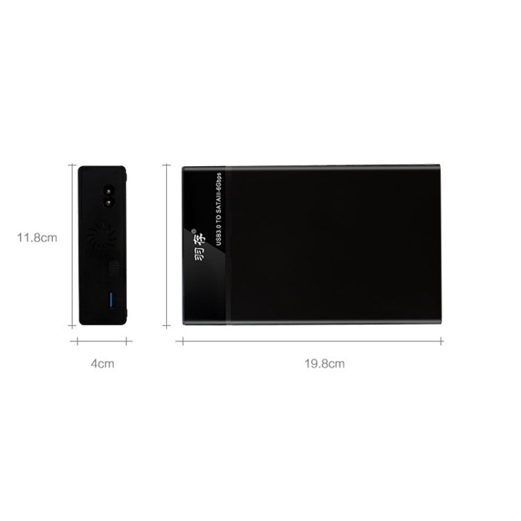 Custodia esterna USB 3.0 per HDD/SSD SATA 2,5/3,5 pollici