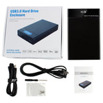 Custodia esterna USB 3.0 per HDD/SSD SATA 2,5/3,5 pollici