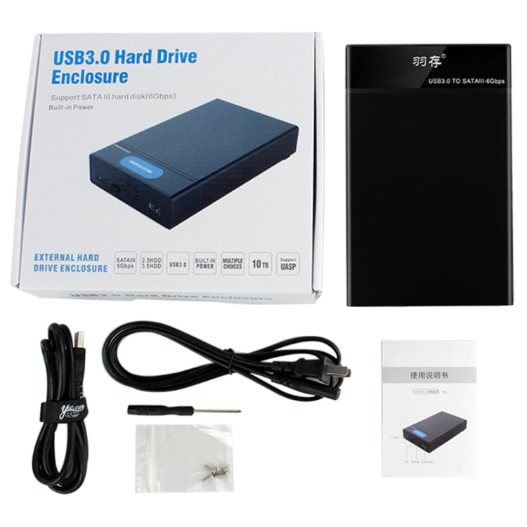 Custodia esterna USB 3.0 per HDD/SSD SATA 2,5/3,5 pollici