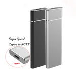 Custodia SSD in lega di alluminio M.2 NGFF a USB-C