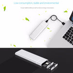 Custodia SSD in lega di alluminio M.2 NGFF a USB-C