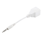 Adattatore Presa RJ45 CAT5 a Jack Audio 3,5 mm 4 poli