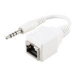 Adattatore Presa RJ45 CAT5 a Jack Audio 3,5 mm 4 poli