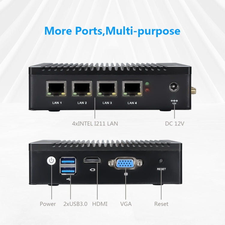 Mini PC Intel Celeron N2840 Quad-Core senza memoria