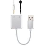 Scheda audio esterna USB 7.1 canali con cavo 13 cm