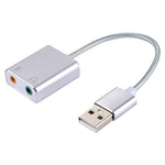 Scheda audio esterna USB 7.1 canali con cavo 13 cm