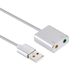 Scheda audio esterna USB 7.1 canali con cavo 13 cm