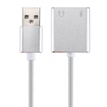 Scheda audio esterna USB 7.1 canali con cavo 13 cm