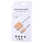 Scheda audio esterna USB 7.1 canali con cavo 13 cm
