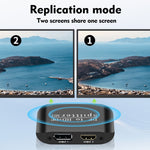 Splitter DisplayPort a HDMI e DisplayPort 4K per due monitor - immagine 6