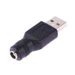 Adattatore USB maschio a femmina 5,5 x 2,1 mm