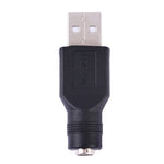Adattatore USB maschio a femmina 5,5 x 2,1 mm