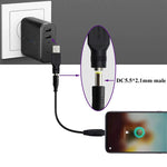 Adattatore USB maschio a femmina 5,5 x 2,1 mm