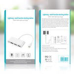 Convertitore video HD 4 in 1 per dispositivi Apple 8 pin