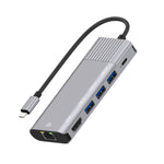 Docking station 6 in 1 HDMI, RJ45 e 3 porte USB 2.0