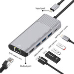 Docking station 6 in 1 HDMI, RJ45 e 3 porte USB 2.0 - immagine 4