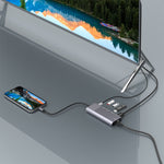 Docking station 6 in 1 HDMI, RJ45 e 3 porte USB 2.0 - immagine 6