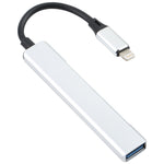 Adattatore 3 in 1 8 pin con doppia USB per iPhone