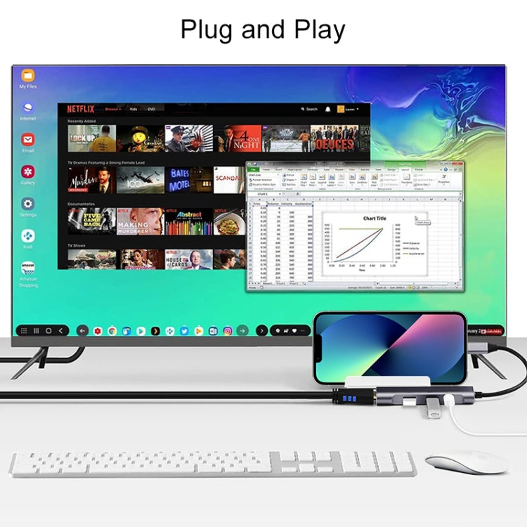 Adattatore 3 in 1 8 pin con doppia USB per iPhone - immagine 6
