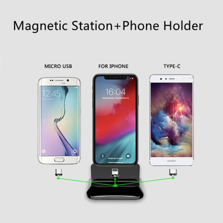 Base di ricarica magnetica 3 in 1 per smartphone compatibili